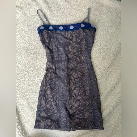 Guizio Snakeskin mini dress - Picture 1 of 5